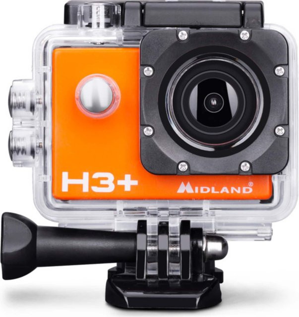 Midland H3+ Full HD Action Kamera mit Wi-Fi in Orange - Bild 1