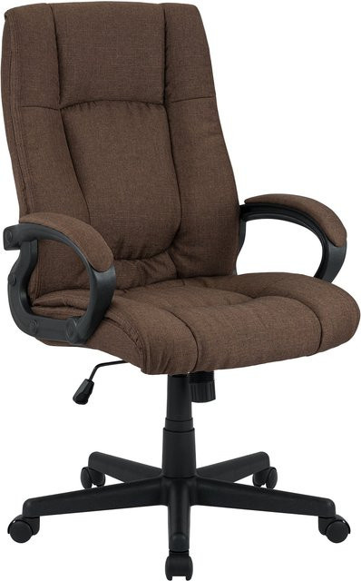 CLP Bürostuhl Sparta ergonomischer Chefsessel aus Stoff mit Rollen, Armlehnen und Wippfunktion - Bild 1