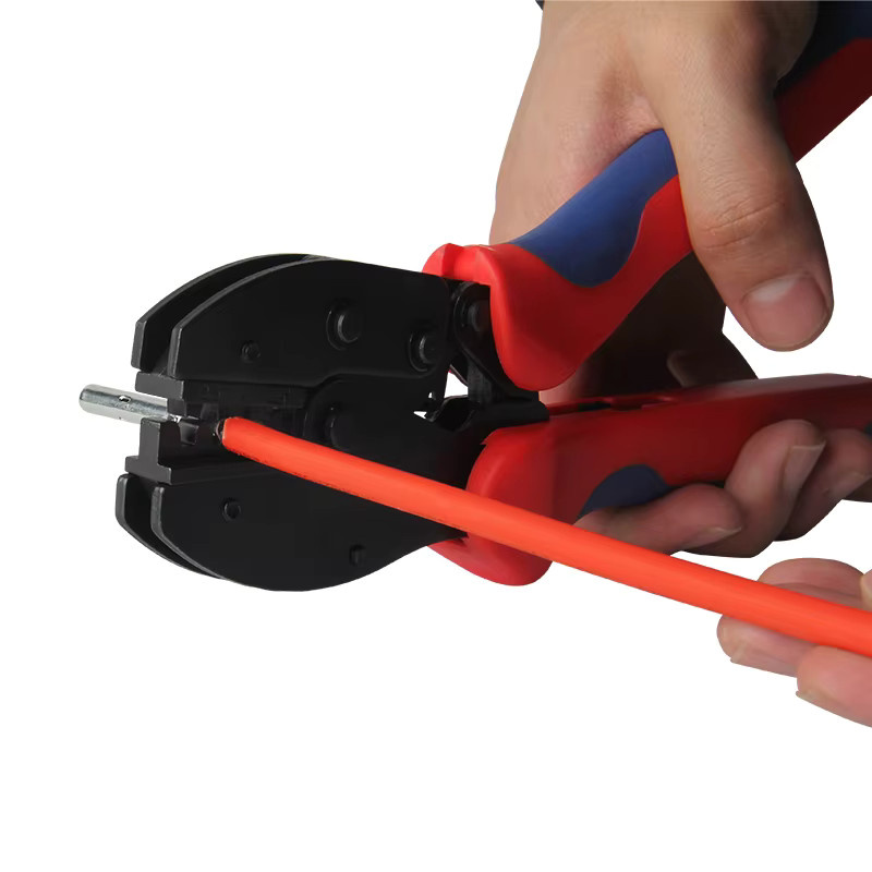 Snaterm Crimpzange für Solarstecker und PV-Kabel 2,5 bis 4,6 mm2 (14-10 AWG) in Rot - Bild 2