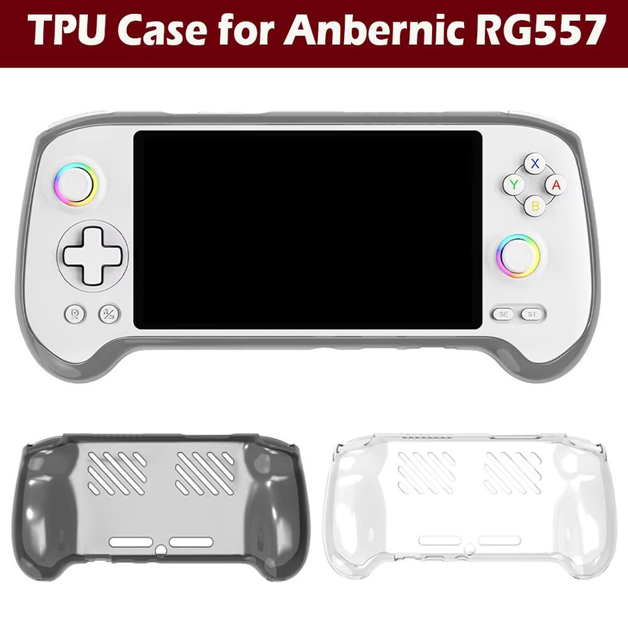 Anbernic RG557 Schutzhülle aus transparentem TPU, stoßfeste und kratzfeste Gehäuseschale - Bild 4