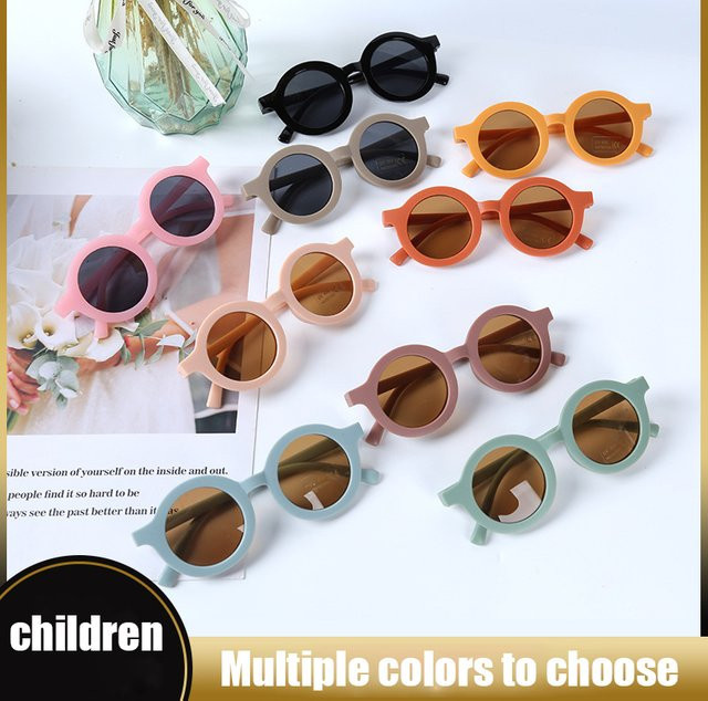 ZUXUB Sonnenbrille Kinder, Vollrand, Round, Kunststoff - Bild 1