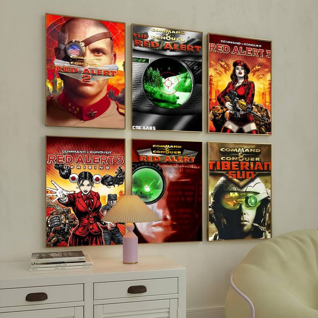 Beast Kingdom Command Conquer Red Alert Poster HD Art Wanddeko wasserfest B: 30,0 cm, H: 21,0 cm - Bild 1