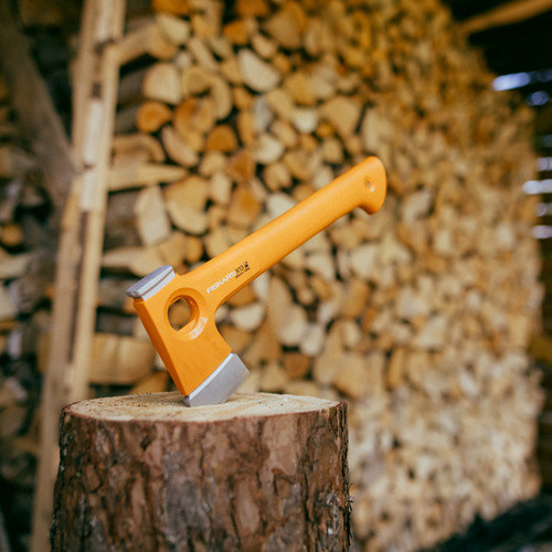Fiskars X-series X13 Camping Axt in Orange mit FiberComp und Stahl - Bild 2