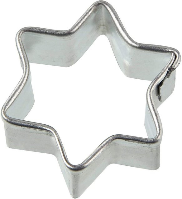 Zenker Ausstecher Stern aus Edelstahl, Farbe: Silber, B/H: 3,2 x 3,5 cm - Bild 1