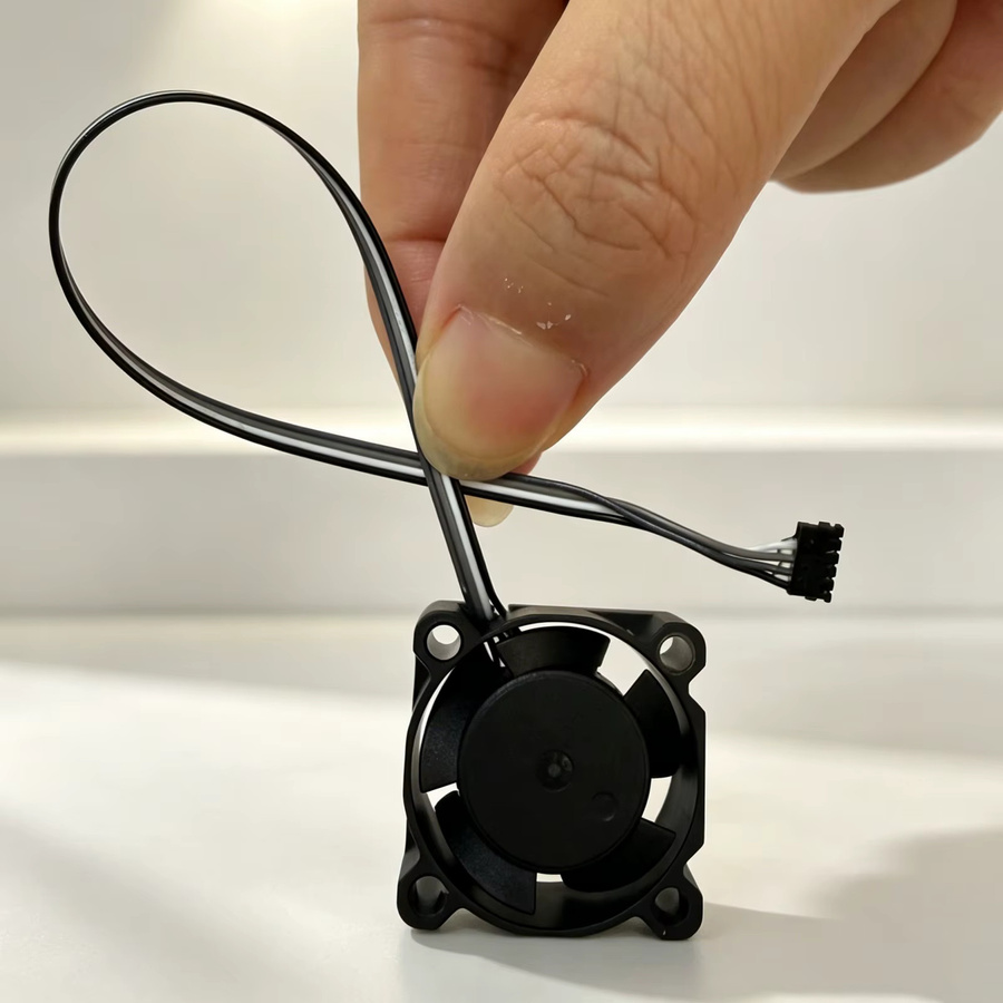 Bambu Lab H2S Hotend-Kühlventilator mit Doppelkugellager, bürstenloser 2510 Lüfter in Schwarz für FDM 3D-Drucker-Kühlsysteme - Bild 3