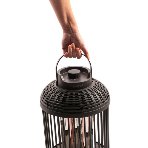sunred Terrassenheizung Indox Dark mit Rotationsfunktion, 1200 W, schwarz, B/T/H: 60,0 x 29,0 cm - Bild 4