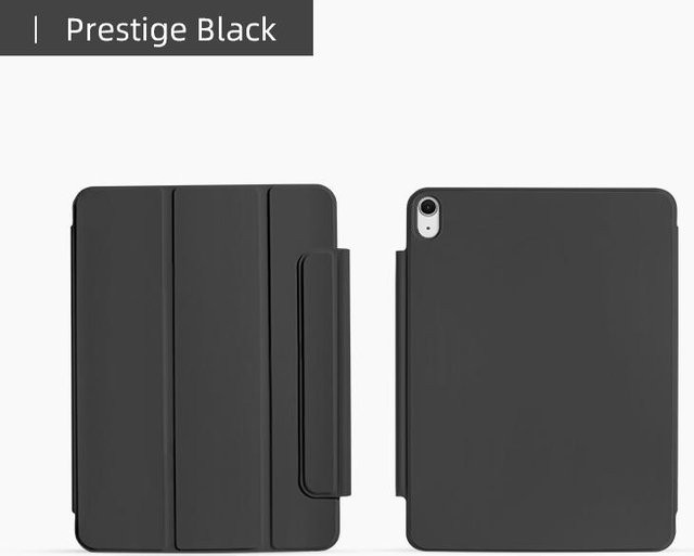 Rui Di Schutzhülle für iPad Mini 6/7 und Air 13 Zoll in Schwarz mit magnetischem Verschluss und Multi-Winkel Klappcover sowie Auto Wake/Sleep Funktion - Bild 1