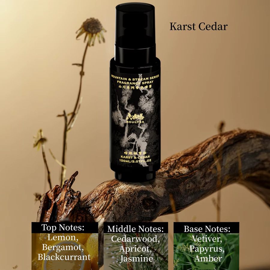 YOCITY Tee-Aroma-Parfüm mit Sandelholz und Zeder, Duftspray für Haar, Körper und Kleidung, 150 ml - Bild 3