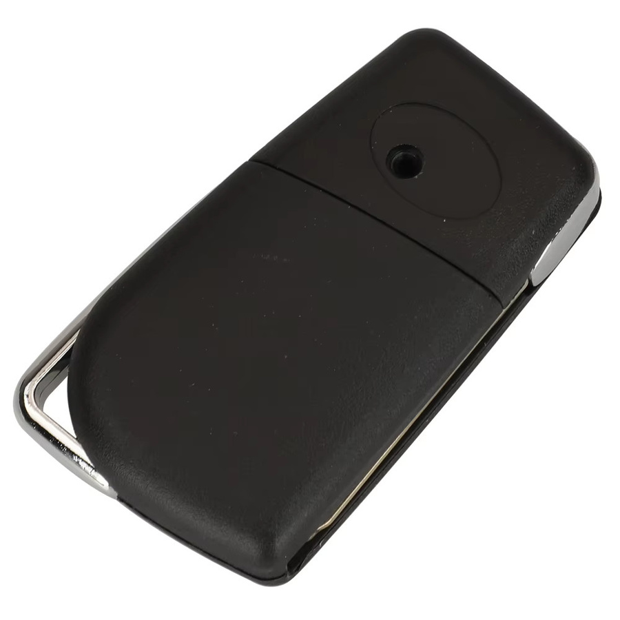 Jingyuqin Klappbarer Fernschlüssel 433MHz H-8A Chip 12BFE-01 in Schwarz für RAV4, CAMRY und Auris mit Toy48 Klinge - Bild 4