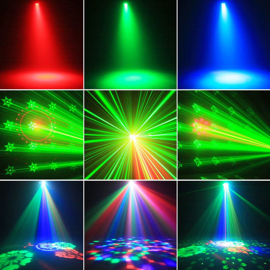 U'King 40W RGB LED Bee Eye Beam Effektlicht 5in1 mit Strobe-Funktion für DJ, Disco und Bühnenpartys - Bild 2