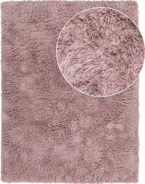 Hochflor-Teppich Silvana in Rosa, pflegeleicht und rutschfest, B: 160 cm, T: 220 cm - Bild 1