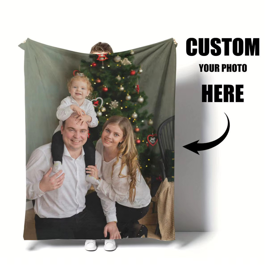 Personalisierte Fotodecke von SRH aus weichem Flanell in Multicolour - Bild 5