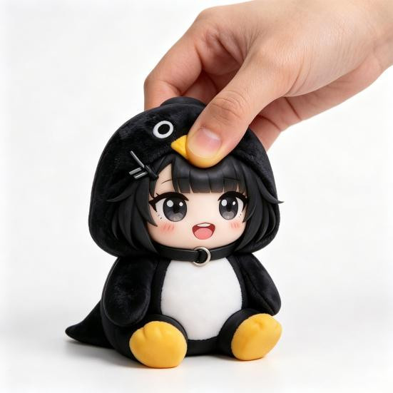Vogue Wardrobe Pinguin Plüschtier aus PP-Baumwolle - Bild 4