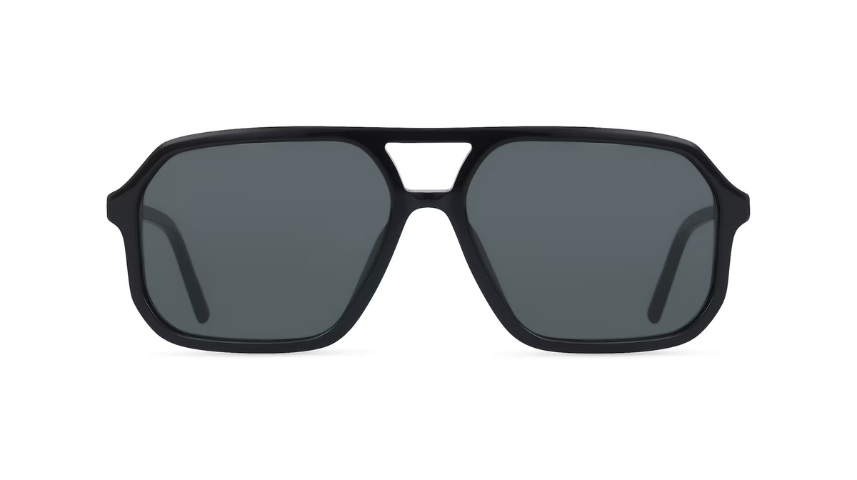 Dolce&Gabbana DG4541 Sonnenbrille Pilot, Vollrand, Acetat, Unisex, schwarz - Bild 1