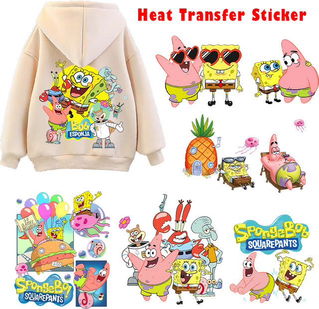 Potdemiel SpongeBob Schwammkopf Aufbügelbare Patches, Bunt / Mehrfarbig - Bild 1
