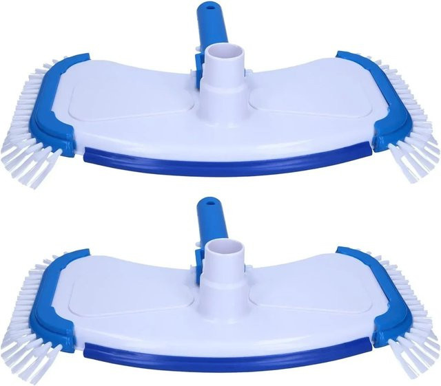 Amapool Pool Bodensauger Set mit Bürste in Blau und Weiß für Aboveground Pools - Bild 1