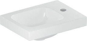 Geberit Handwaschbecken iCon Light in Weiß aus Keramik mit KeraTect Beschichtung, B/T: 38,0 x 28,0 cm - Bild 1