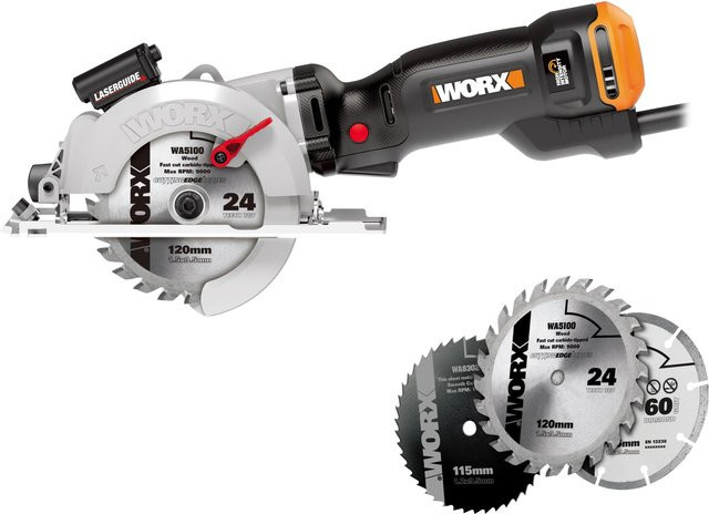 Worx Kompakt-Handkreissäge WX437 mit 800 W in Multicolor - Bild 1