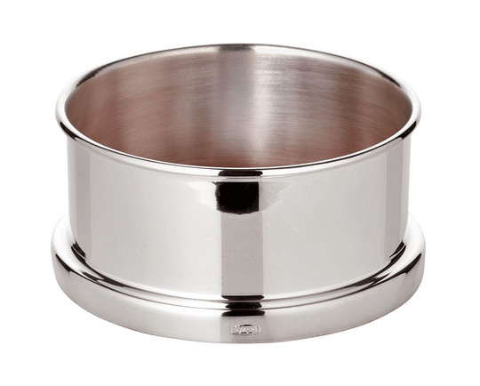 Flaschenuntersetzer Derby von Edzard in Silber, Durchmesser: 10 cm - Bild 1
