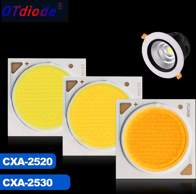 COB LED Lampe CXA2520 CXA2530 mit Keramik Chip in verschiedenen Farbtemperaturen und Leistungen von 20W bis 60W, CRI Ra80, Weiß - Bild 1
