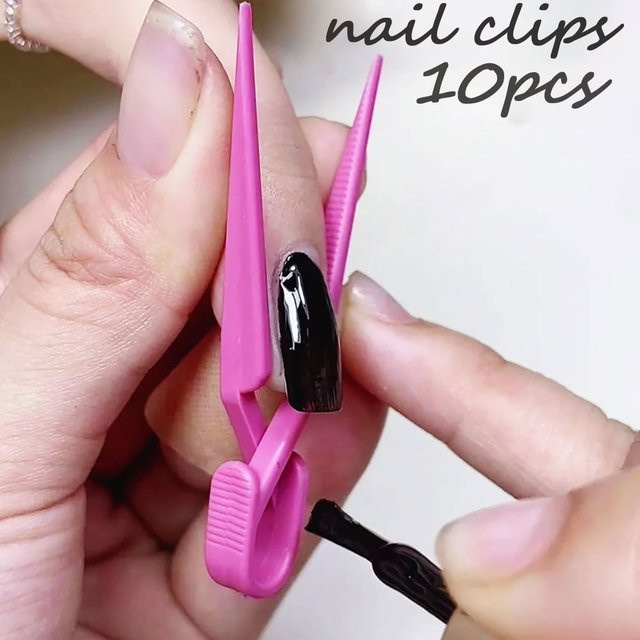 MingLee Nagel-Clip-Set, 10-teilig, gemischte Farben, Unisex - Bild 1