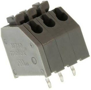 Molex Printklemme 3 Polzahl in Schwarz und Grau - Bild 1