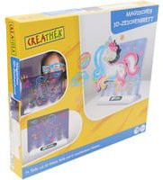 Creathek Magisches 3D-Zeichenbrett Set aus Acryl für Kinder ab 5 Jahren - Bild 1