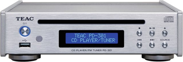 Teac CD-Receiver PD-301DAB-X-S in Silber mit optischem Anschluss - Bild 1