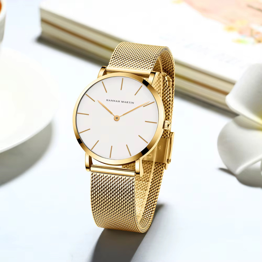 Hannah Martin Armbanduhr, Quarz, Edelstahl, Roségold, Damen - Bild 2