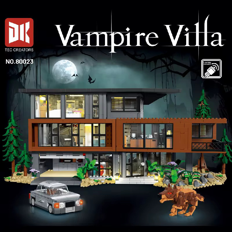 barweer Vampire Hawke Haus, Klemmbausteine Modell Bausatz, 2813 Teile, ab 8 Jahren - Bild 2