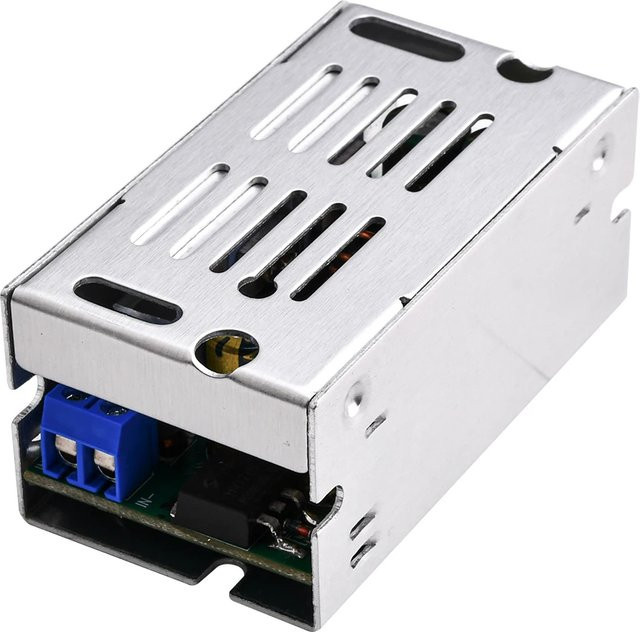 Aideepen DC-DC Abwärtswandler 200 W 15 A, silbernes Leistungsmodul für 8–55 V auf 1–36 V (5 V, 12 V, 24 V, 19 V) - Bild 1