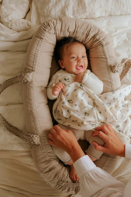 Elodie Babynestchen tragbar in Beige/Tender Taupe - Bild 1