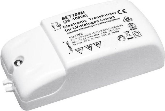 EUROLITE ETD-35105 Elektronischer Trafo dimmbar, 12V, 35-105VA, weiß - Bild 1