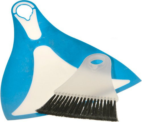 Yachticon Kehrset aus Polyester in Blau mit klappbarem Besen - Bild 1