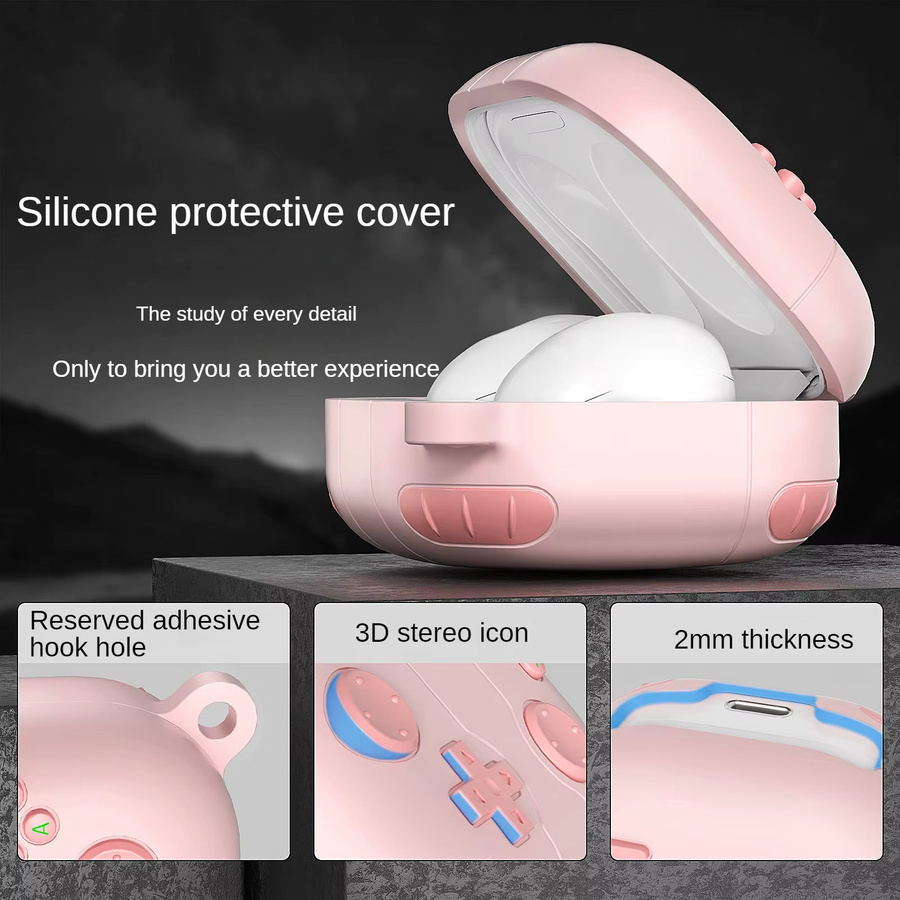 Silikon Schutzhülle für Samsung Galaxy Buds 3, Pro, Live, Buds 2, Pro, Buds 2 Pro und Buds FE in Grün - Bild 2