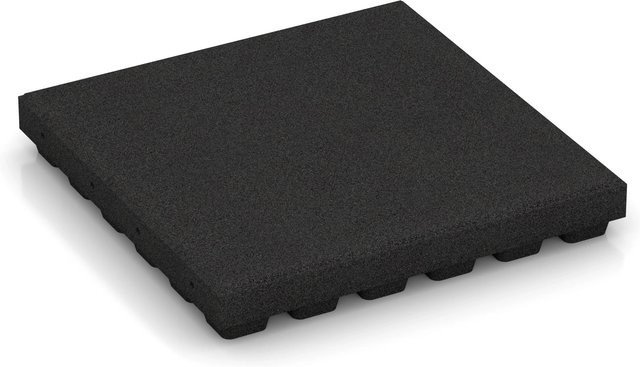 WARCO Fallschutzplatte Anthrazit B/T/H: 50 x 50 x 7 cm - Bild 1