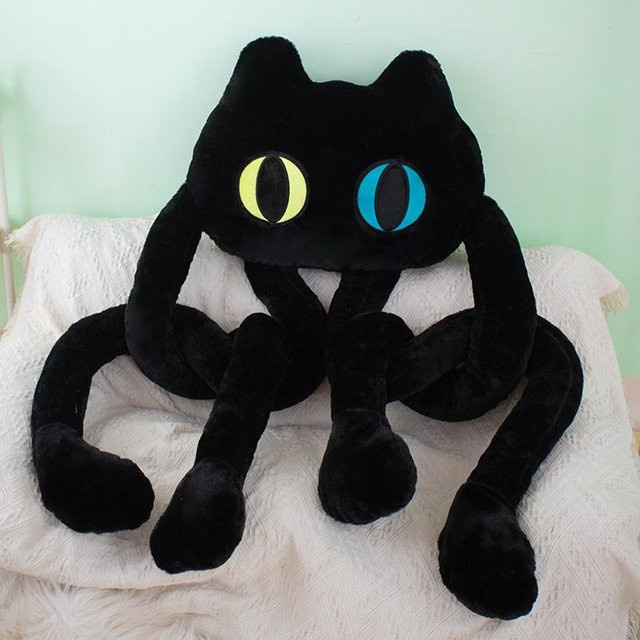 Yiran Health & Beauty Schwarze Katze Puppe, Plüschtier, 200cm - Bild 1