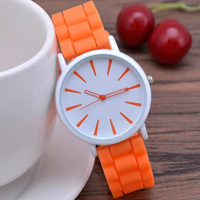UTHAI Armbanduhr Quarz, Silikon, Weiß, Damen - Bild 1