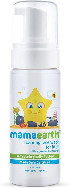 Mamaearth Gesichtswaschmittel für Kinder, 150 ml, Aloe Vera, Empfindliche Haut - Bild 1
