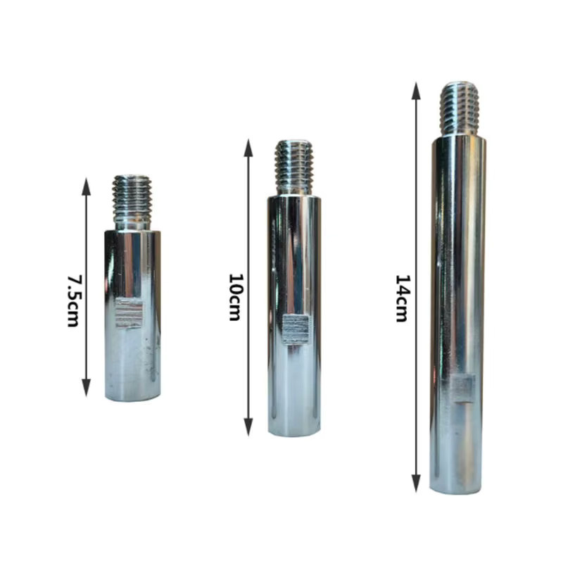 VIBRATITE 3-teiliges Drehverlängerungsachsen-Set mit 3-teiligem RO-Stützplatten-Set und M14-Gewinde für Winkelschleifer und Rotationspolierer zur Autodetailpolitur - Bild 2