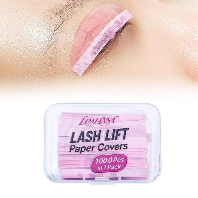 Lomansa Lash Lift Papierstreifen, 1000 Stück, Einweg - Bild 1