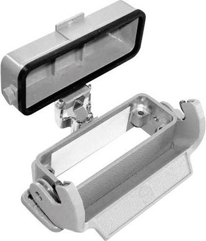 Harting Han Anbaugehäuse 16A-agg-LB-K in Grau aus Kunststoff - Bild 1
