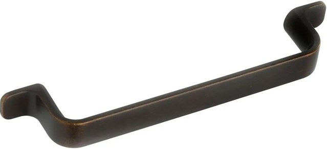 Furnipart Möbelgriff Rio Bar aus Zinkdruckguss in Antik Braun, Breite: 128 mm, Höhe: 16,4 mm - Bild 1
