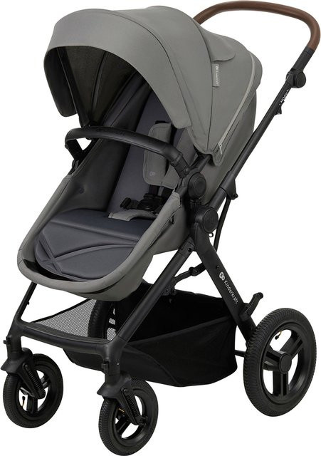 Kinderkraft Kombikinderwagen MOOV 2 Air Trio-Set mit Babyschale MINK PRO in Grau - Bild 1