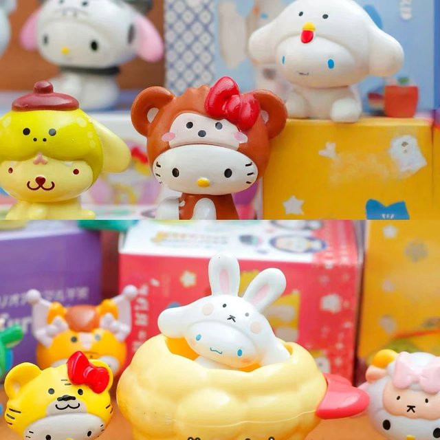 Sanrio Katzen-Tierkreis-Talisman-Serie Blindbox-Figur, Einzelfigur - Bild 1