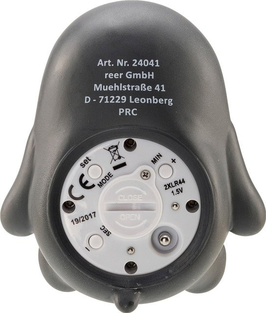 Reer Baby-Badethermometer MyHappyPingu in Schwarz - Bild 2