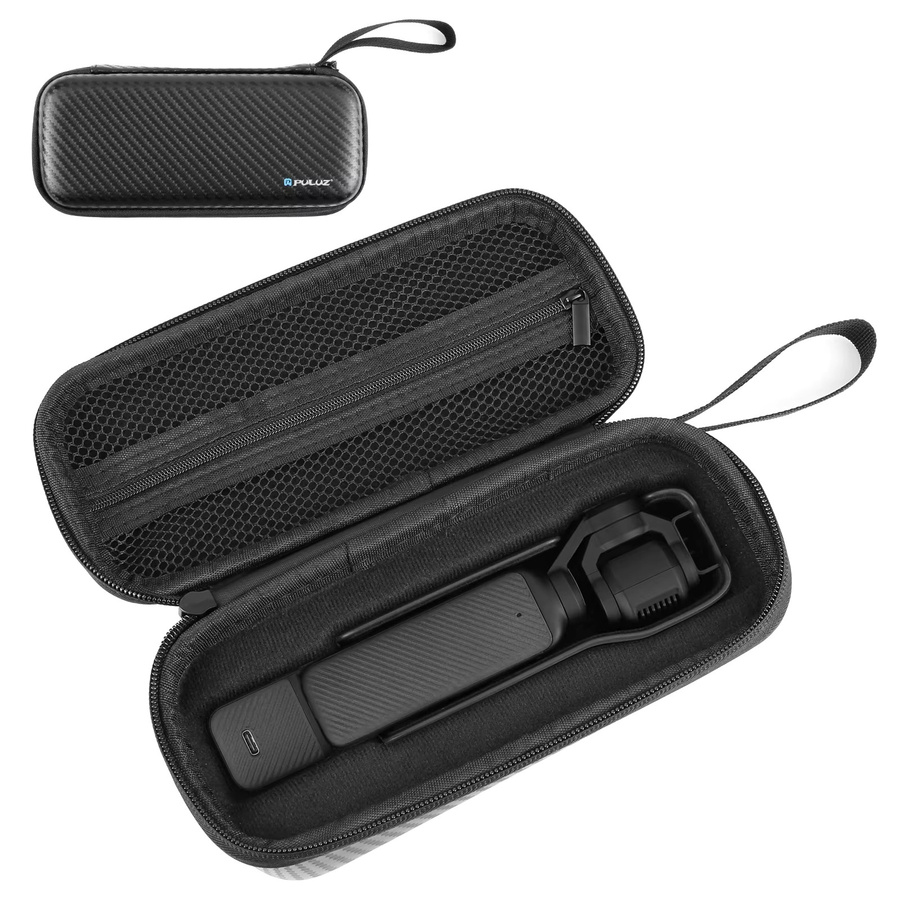 PULUZ Mini-Aufbewahrungstasche für DJI Osmo Pocket 3, wasserdichte EVA-Tragetasche in Schwarz - Bild 6