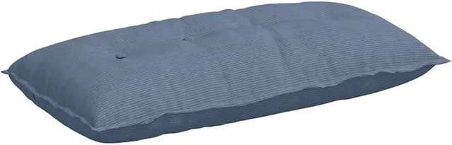 vidaXL Rückenkissen aus Cordstoff in Blau, B/H: 100 x 50 cm - Bild 1