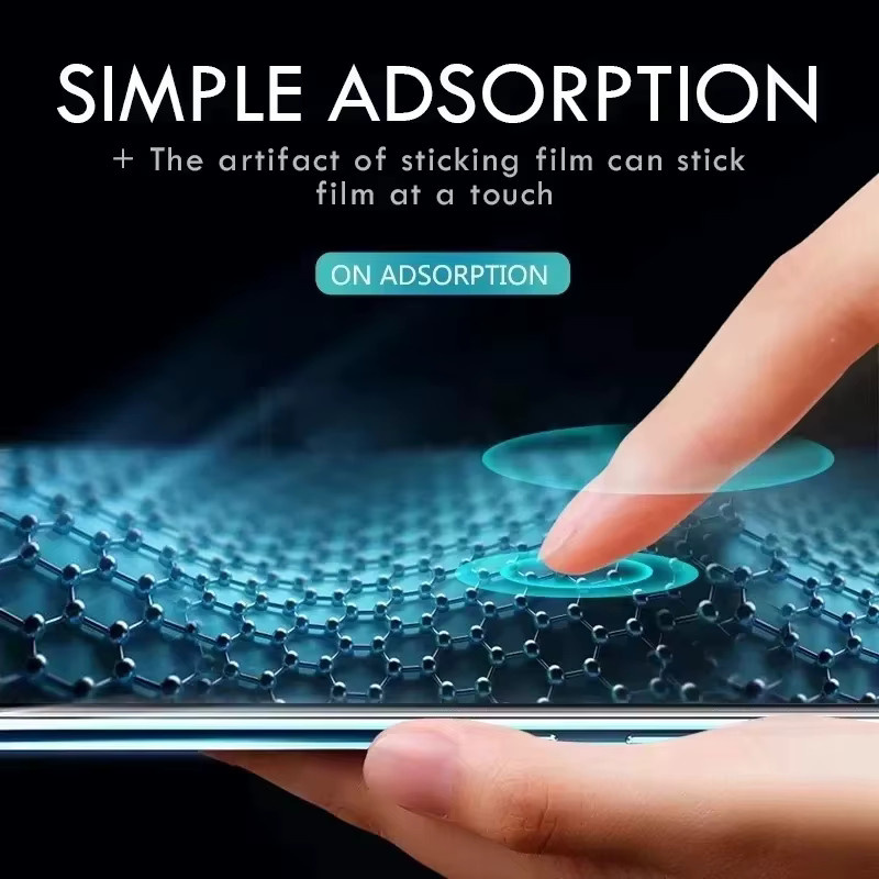 4er-Pack Hydrogel-Displayschutzfolien für Xiaomi Redmi Note 13 Pro 5G, 12 Pro 5G, 11s, 10 5G, 9, 9s, 10T und 13C, transparente Vollabdeckung - Bild 3