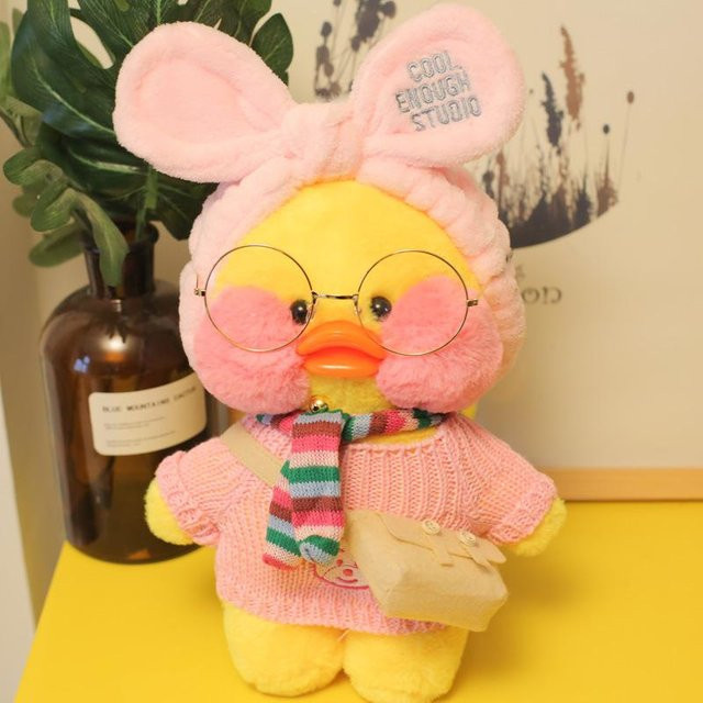 Lalafanfan Ente Plüschtier, 30cm, ab 3 Jahre - Bild 1